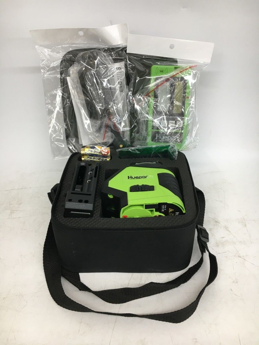 中古品】Huepar 621CG レーザー墨出し器+受光器 / ITCJ4DH5Y33E 中古品】Huepar 621CG レーザー墨出し器+受光器 / ITCJ4DH5Y33E