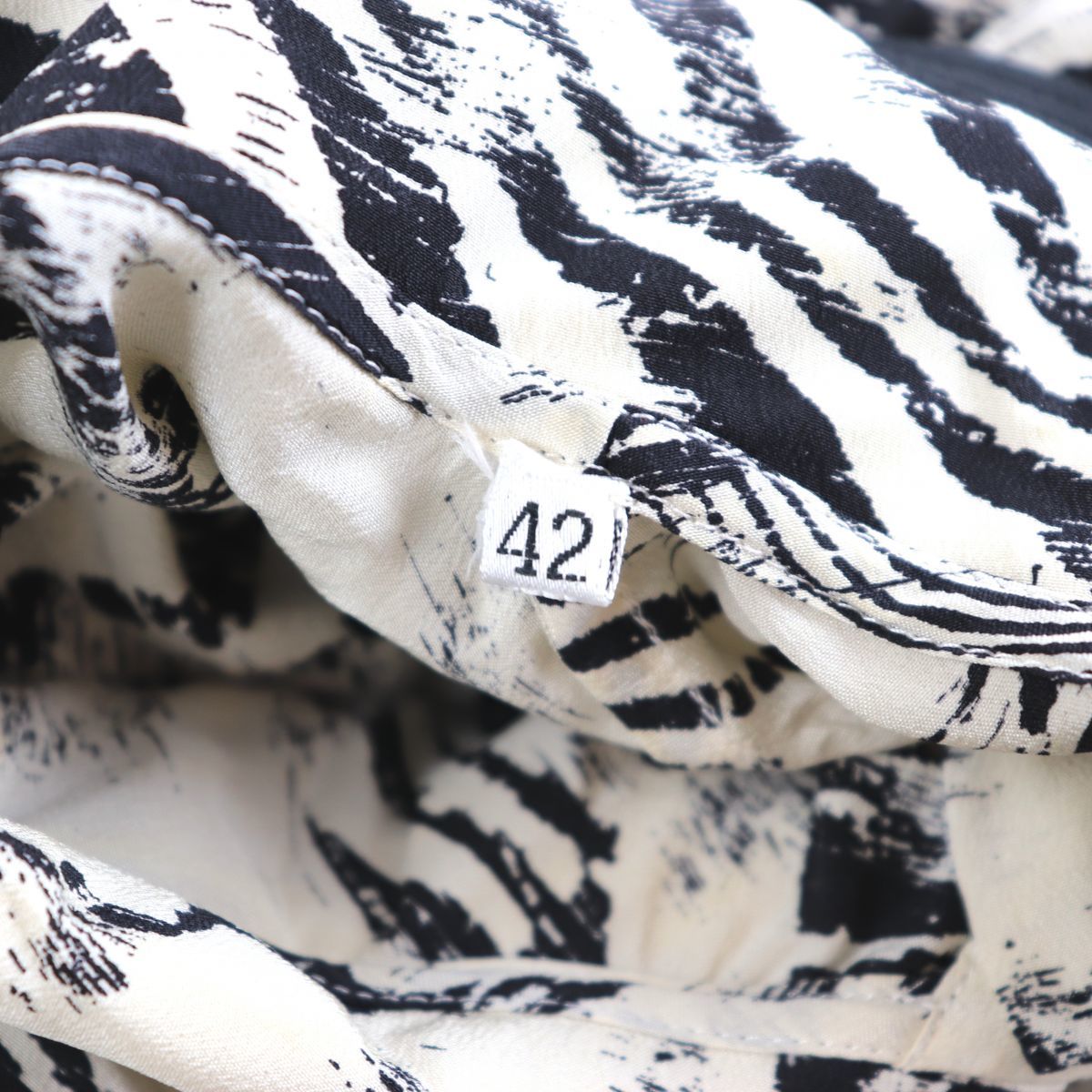 GIANNI VERSACE ゼブラ柄長袖シャツ 42