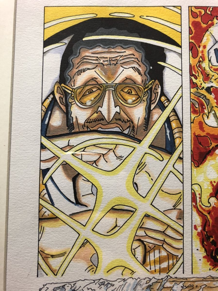 尾田栄一郎先生 直筆サイン付き 肉筆画『ONE PIECE』ワンピース 頂上