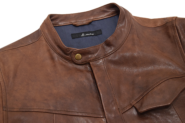 定価45,360円 ジョンブル【JOHNBULL】ヴィンテージ加工 ラムレザー 羊