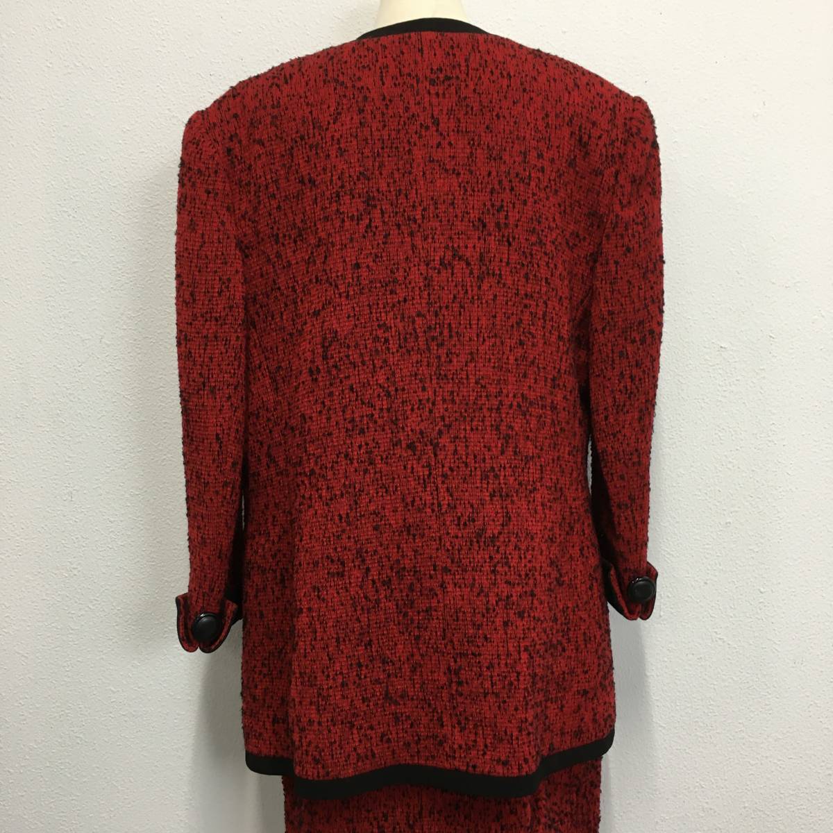 Christian Dior ジャケット スカート セットアップ レディース　赤 ☆A11168/Christian Dior クリスチャンディオール/ジャケット/スカート
