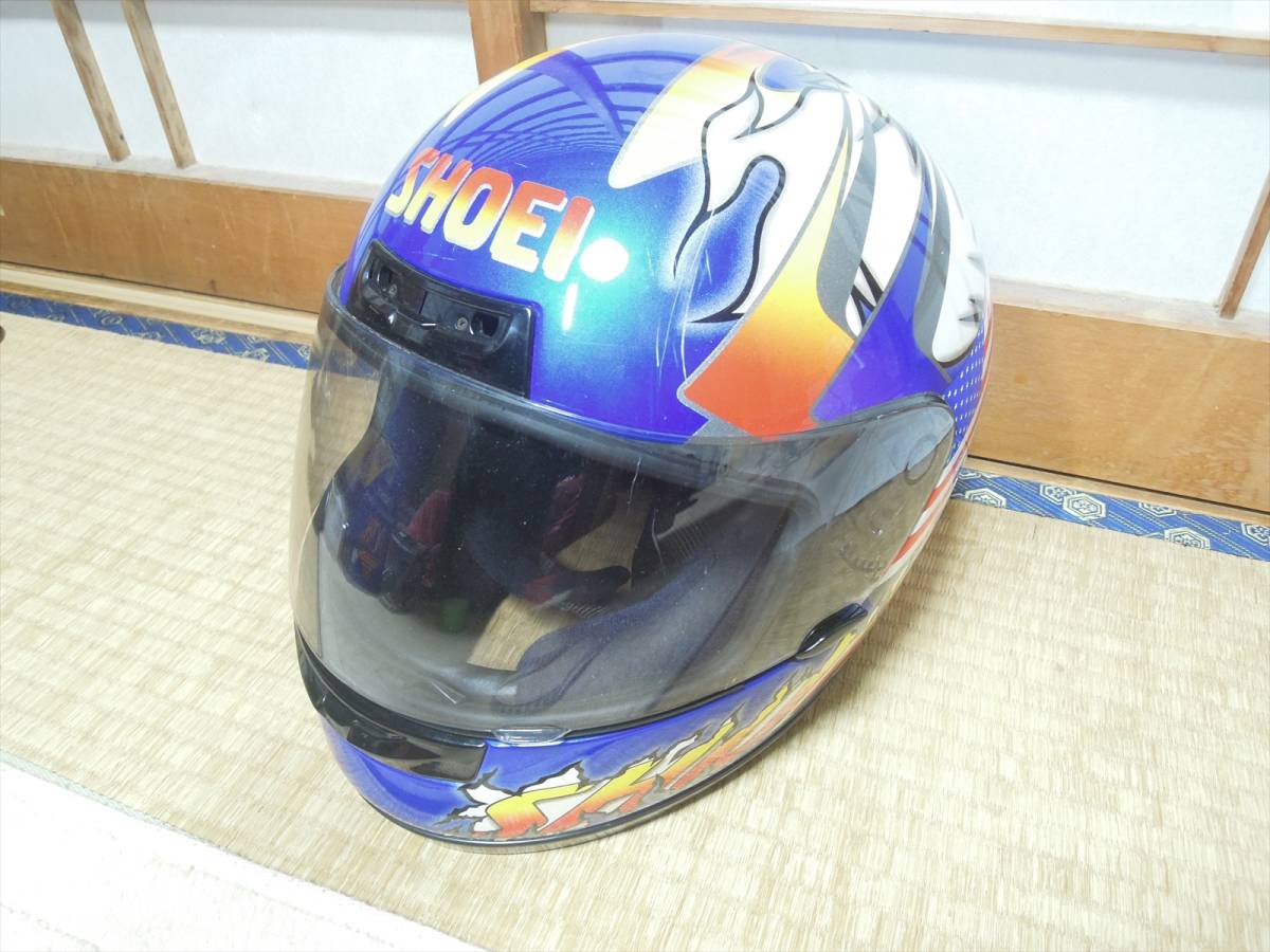 SHOEI アメリカ国旗 フルフェイス T8133 1997 ヘルメット 中古 SHOEI 