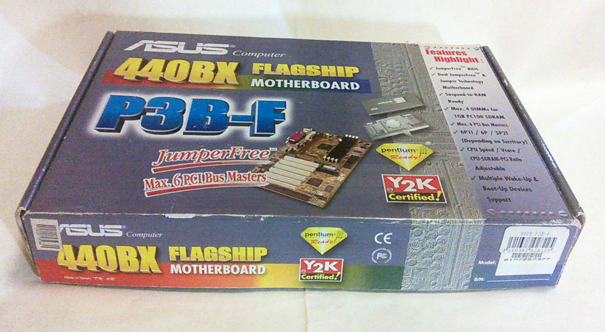 P3B-F (マザーボード) の落札 Yahoo!オークション 「asus p3b」PC⁄AT 