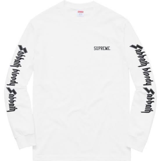 Sabbath Supreme Bloody Black – L⁄S SS16 2016S⁄S Tee Supreme®⁄Black