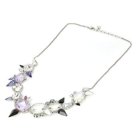 スワロフスキー ビジュー SWAROVSKI ネックレス パヴェ - 美品 