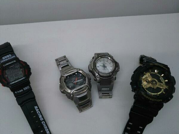 カシオ腕時計×4本おまとめ 【ジャンク品】 ジャンク CASIO G‐SHOCK カシオ Q&Q 時計 4本セット ブランド腕時計 G