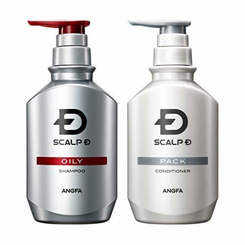 [医薬部外品] アンファー (ANGFA) スカルプD オイリー 2点セット (シャンプー ＆ コンディショナー) 脂性肌用 男の