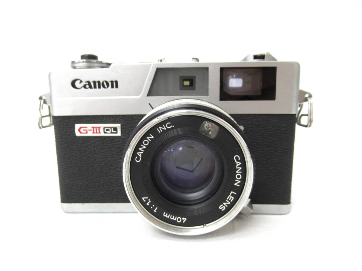 Canon/キャノン】②⑦/Canonet QL17/G-Ⅲ QL/D46422 キヤノン レンジ