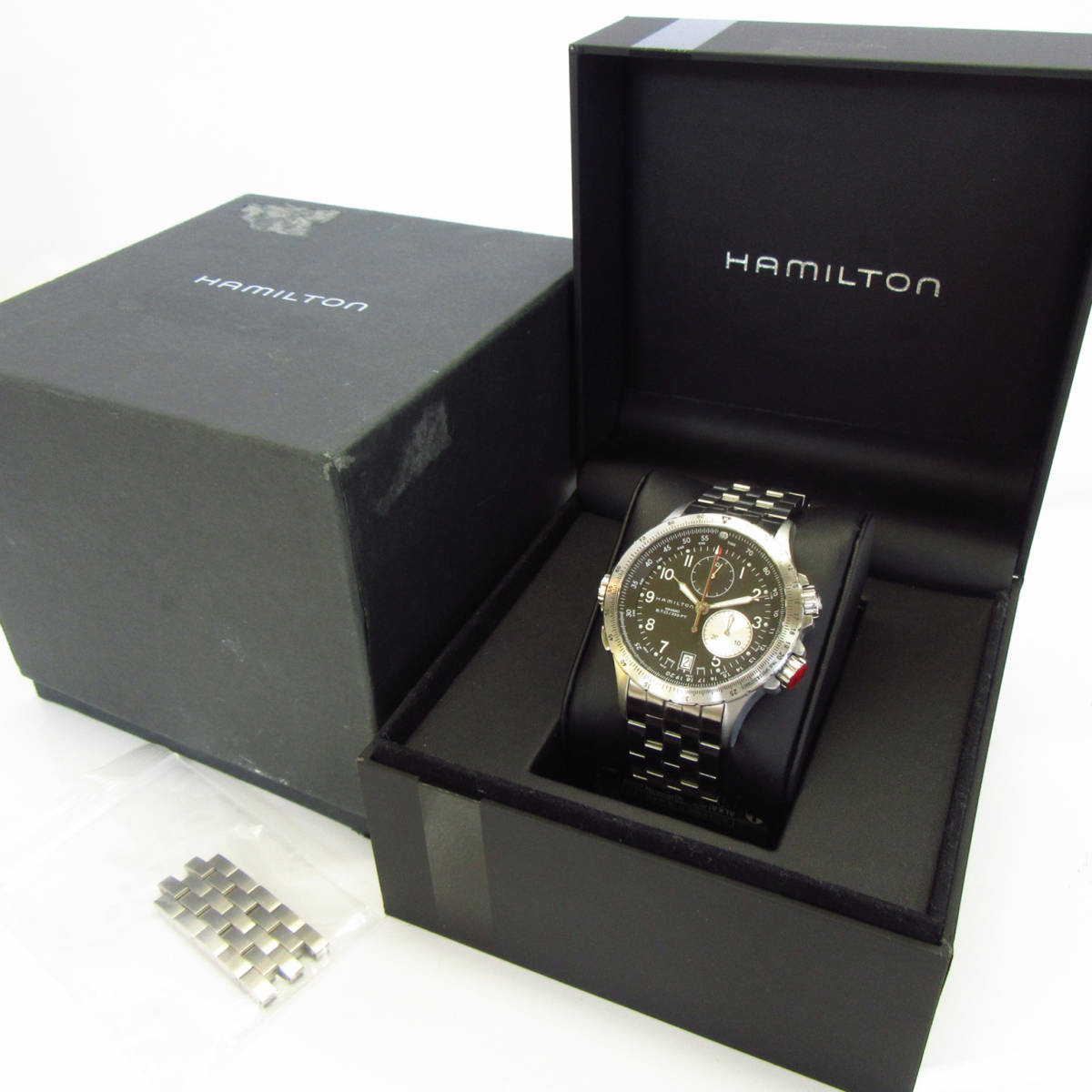 1円 【稼動品】良品 HAMILTON ハミルトン KHAKI カーキ ETO H776121 