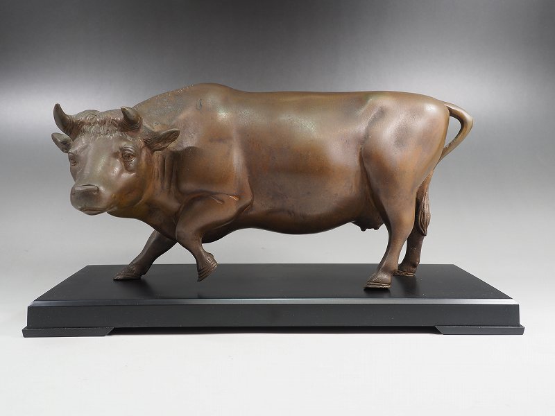 【定番，限定SALE】 結 古品 干支置物 立牛① 丑置物 鋳銅製 現品限り 18-93-600(銅製)｜売買されたオークション情報、yahooの商品情報をアーカイブ公開 - オークファン その他