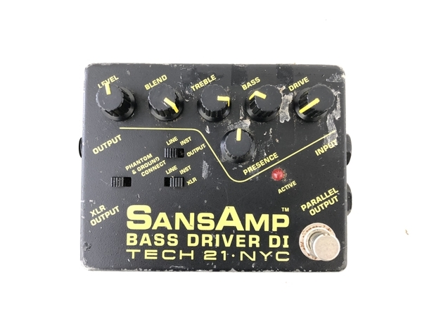 【ジャンク品】 SansAmp Bass D DI サンズエフェクター TECH21 SANSAMP Bass Driver DI サンズアンプ エフェクター ジャンク