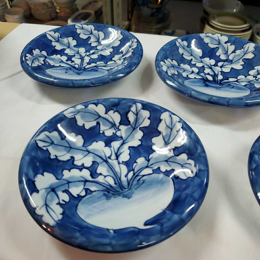 佐藤走波（六代） 深皿 5枚 花鳥文 5代佐藤走波 67歳 深鉢 染錦牡丹絵