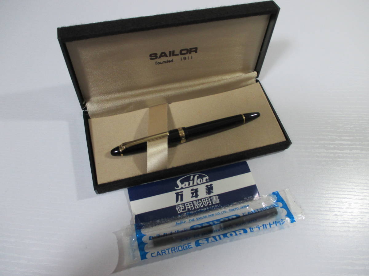 未使用 万年筆 セーラー SAILOR JAPAN FOUNDED 1911 ペン先 14K