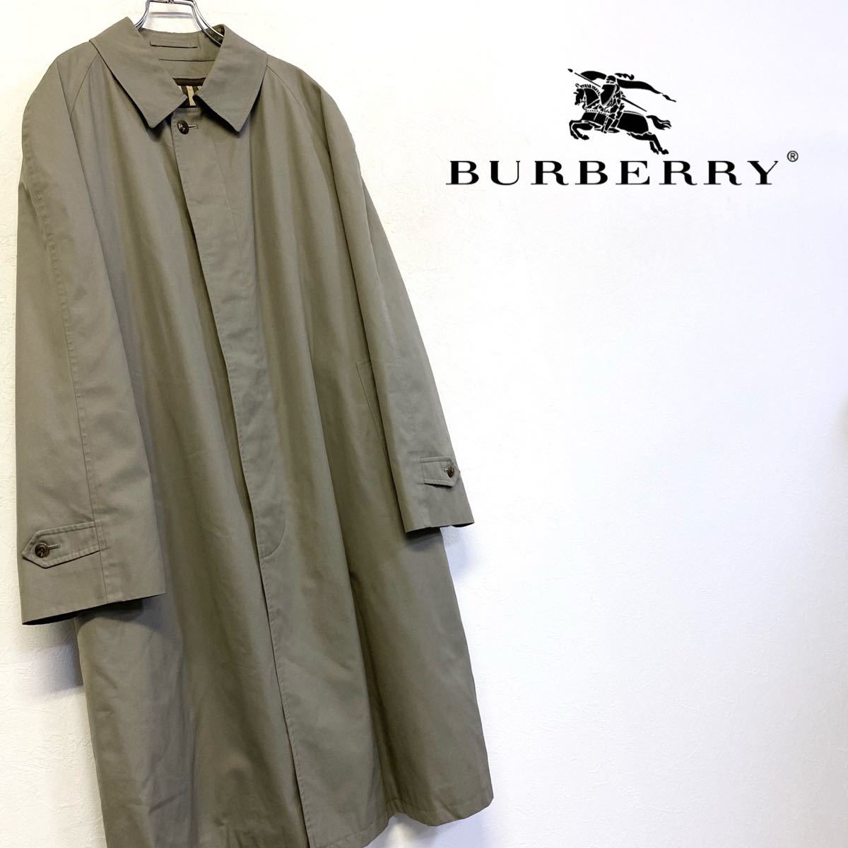 極美品 希少カラー バーバリー BURBERRY ノバチェック ステンカラー