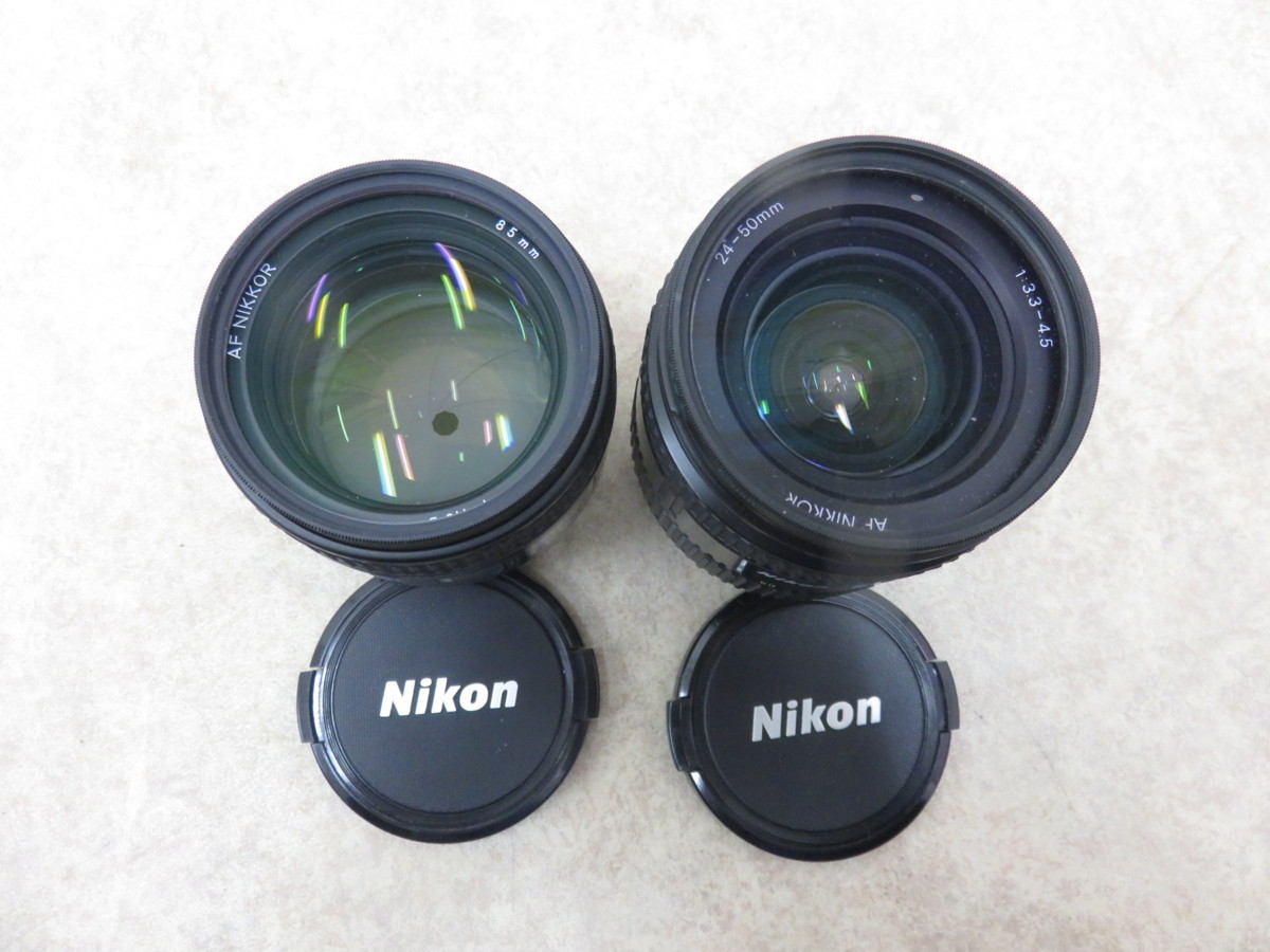 送料無料，正規品】 ag462 中古 ニコン レンズ 2個セット NIKON AF 