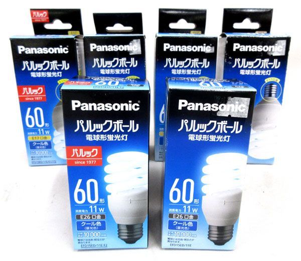 人気，セール 送料200円 税込220円 qn072 パナソニック パルックボール 電球形蛍光灯 60形 2種 6点 シンオク(蛍光灯)｜売買されたオークション情報、yahooの商品情報をアーカイブ公開 - オークファン 蛍光灯