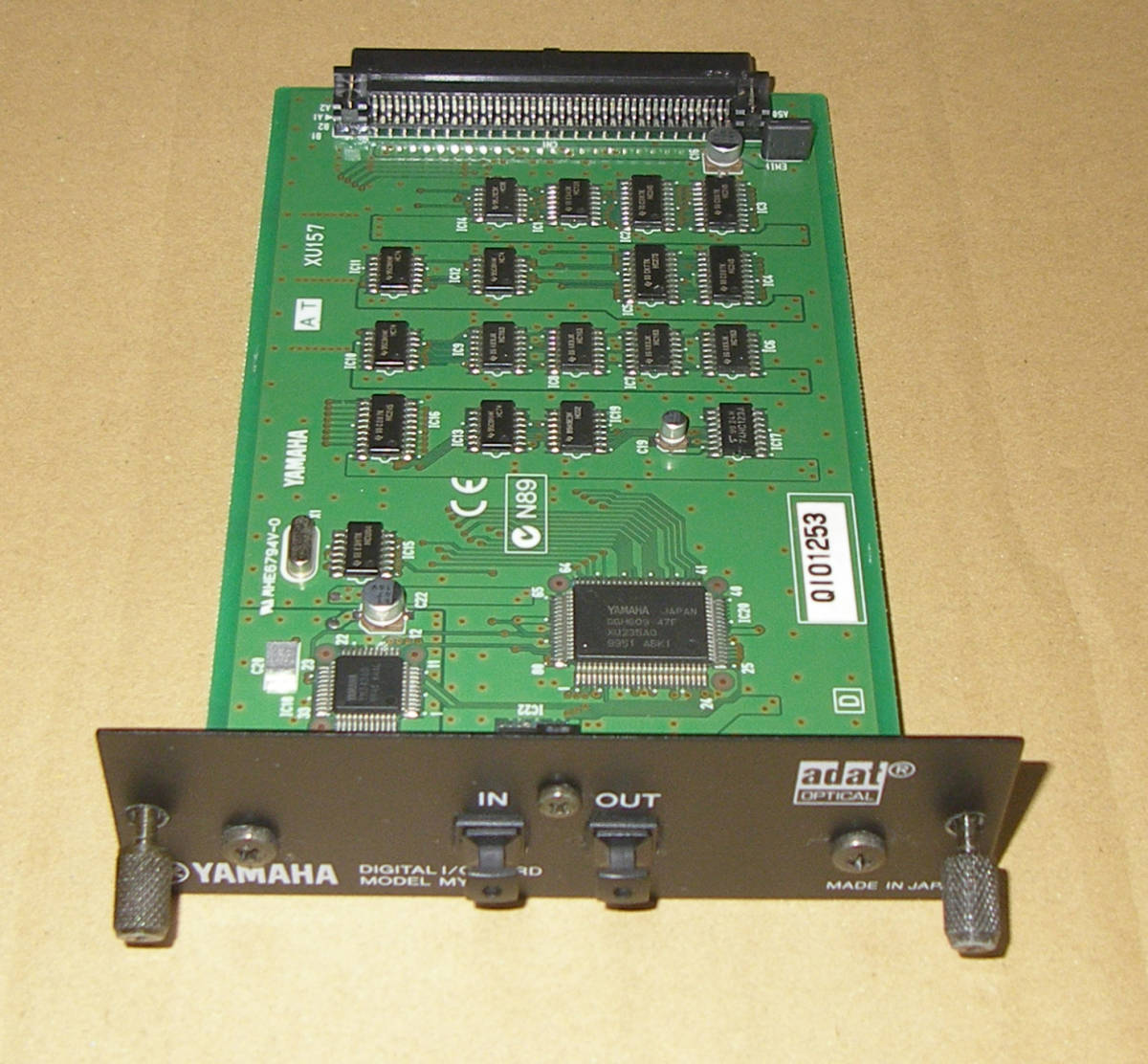 ☆YAMAHA ADAT OPTICAL DIGITAL I/O CARD MY8-AT☆OK!!☆MADE in