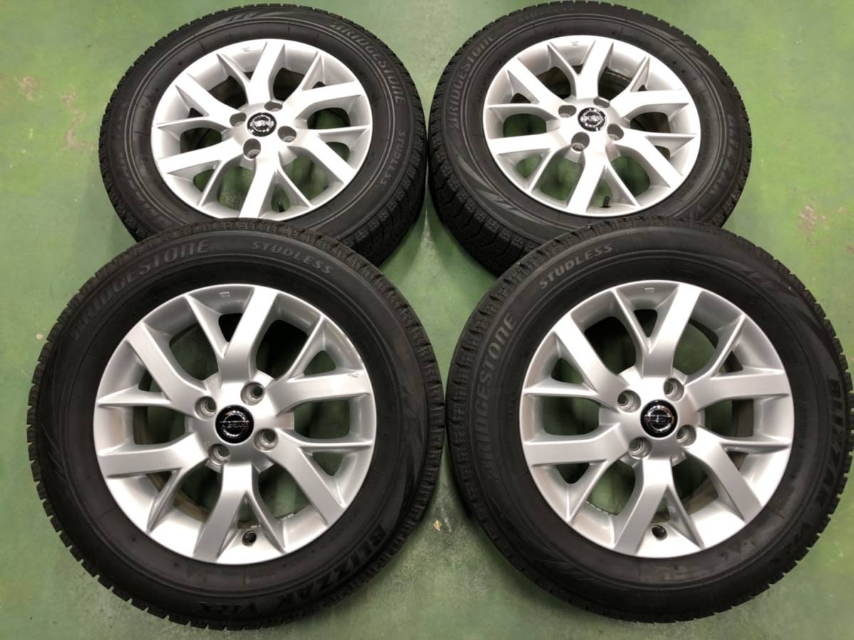 100%新品，送料無料 日産 ノート 純正 15インチ 5.5J+50 4穴100 ブリヂストン VRX 185/65R15 2019年(スタッドレスタイヤ)｜売買されたオークション情報、yahooの商品情報をアーカイブ公開 - オークファン 4穴