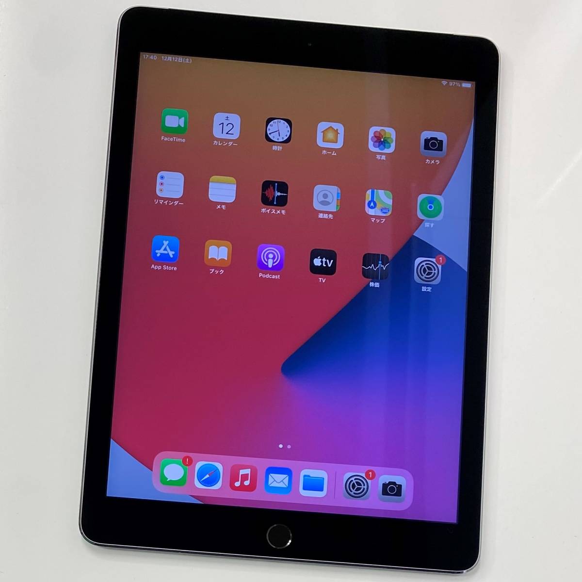 オリジナル Apple iPad Air 2 スペースグレイ 16GB MGGX2J/A Wi-Fi+