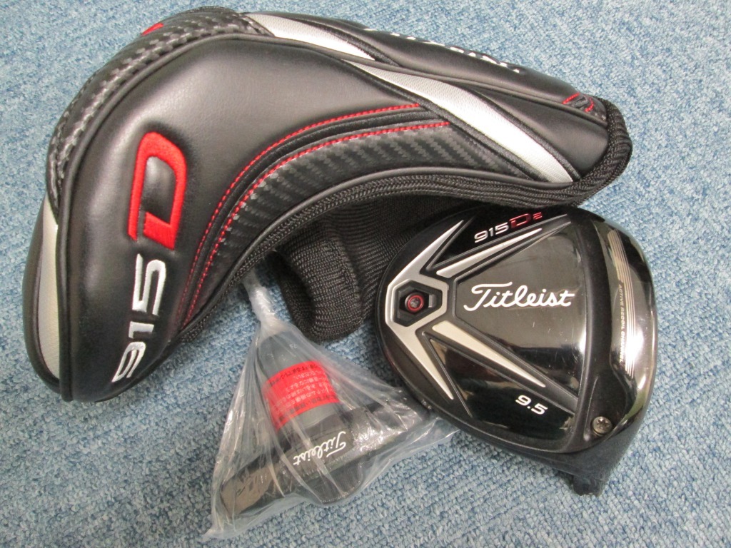 Titleist タイトリスト ドライバー 1W 915 D2 9.5° ヘッド・カバー