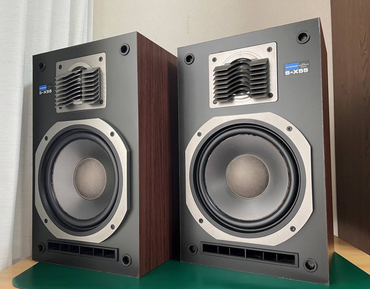 Pioneer S-X55 2ウェイ・2スピーカー・バスレフ・ブックシェルフ型 低