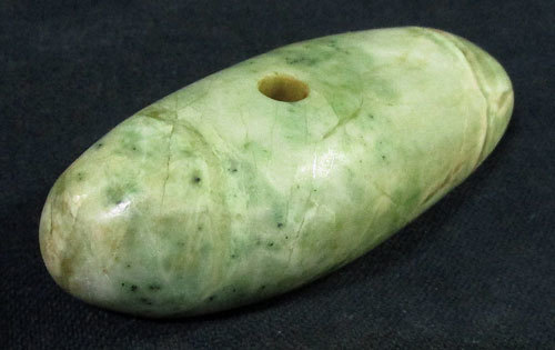 大珠 文化遺産オンライン 神秘の原始美縄文期 糸魚川産 青翡翠 鰹節形