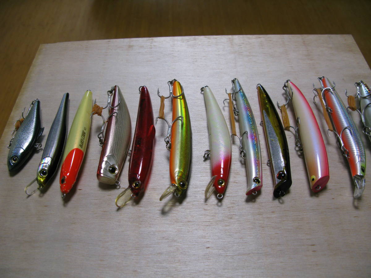 アイマ　コモモ　★　タックルハウス　★ティムコ　F－VM　★ザウルス　レックス　★　メガバス　リップレスベイト　他１２本セット komomo アイマ SF-125 - Komomo2 SSLimited