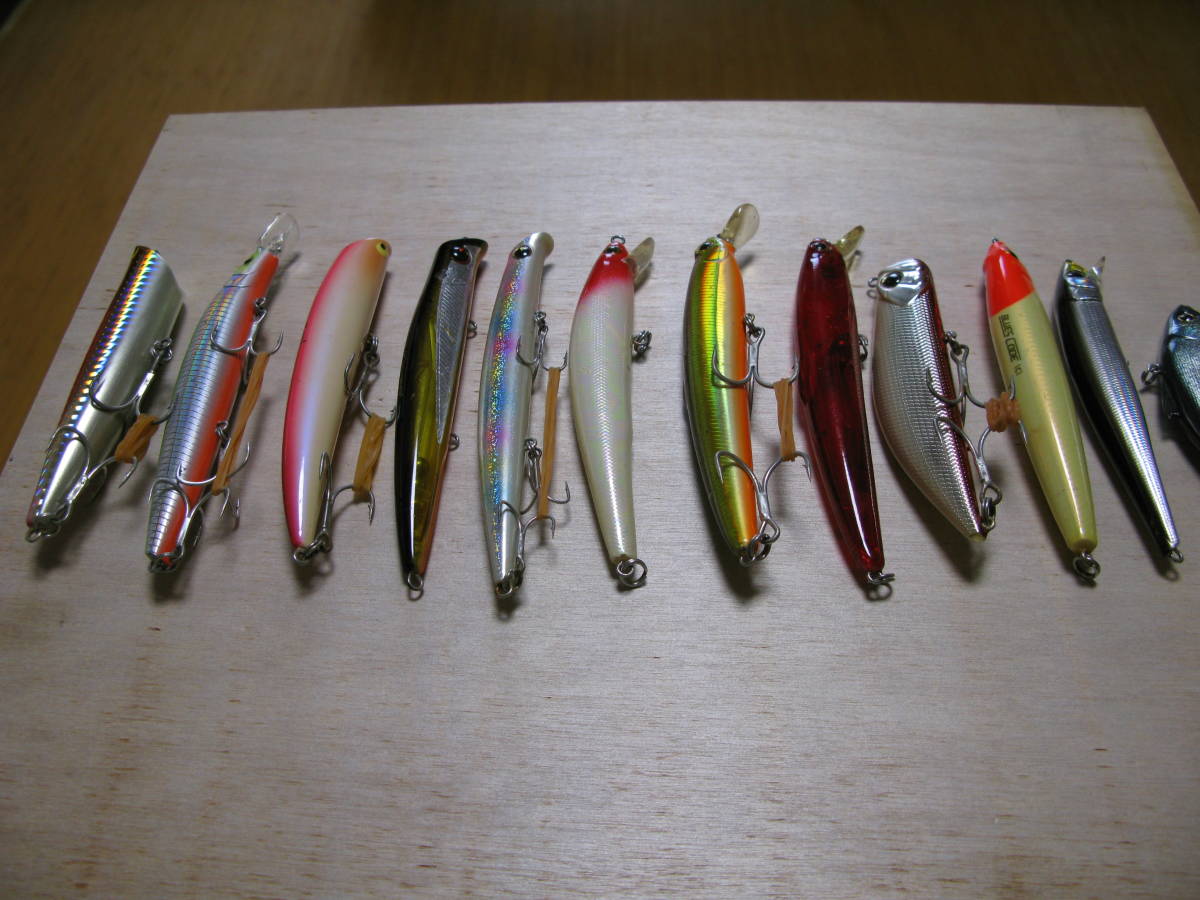 アイマ　コモモ　★　タックルハウス　★ティムコ　F－VM　★ザウルス　レックス　★　メガバス　リップレスベイト　他１２本セット komomo アイマ SF-125 - Komomo2 SSLimited