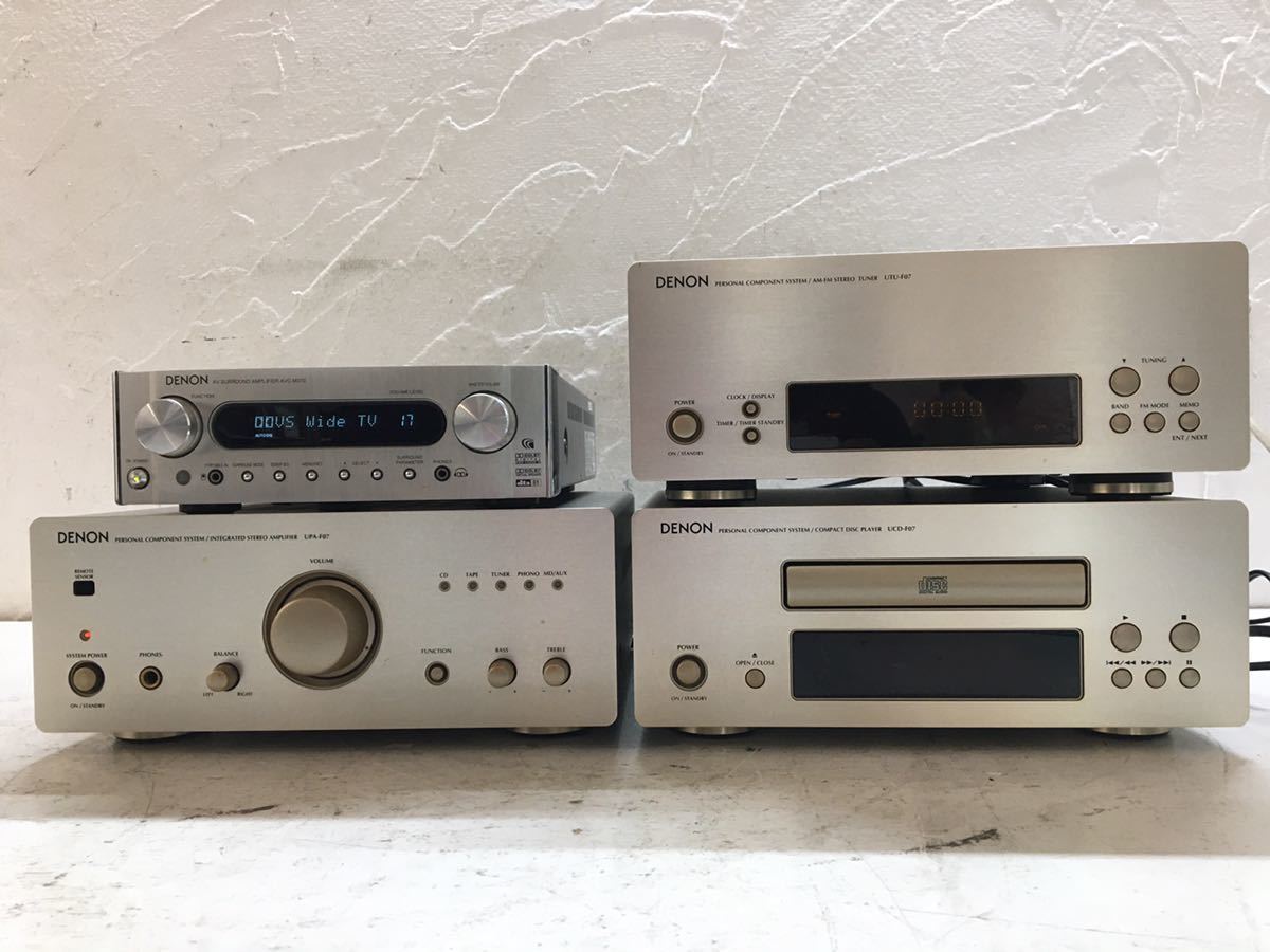 166：Pioneer A-J7 FD-J7 T-J7 ミニコンポ ジャンク 166：Pioneer A-J7