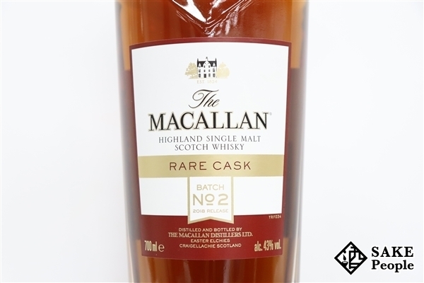 ◇注目! ザ・マッカラン レアカスク バッチ №2 700ml 箱付き Y25 レアカスク ザ・マッカラン 700ml Y29 箱付き マッカラン