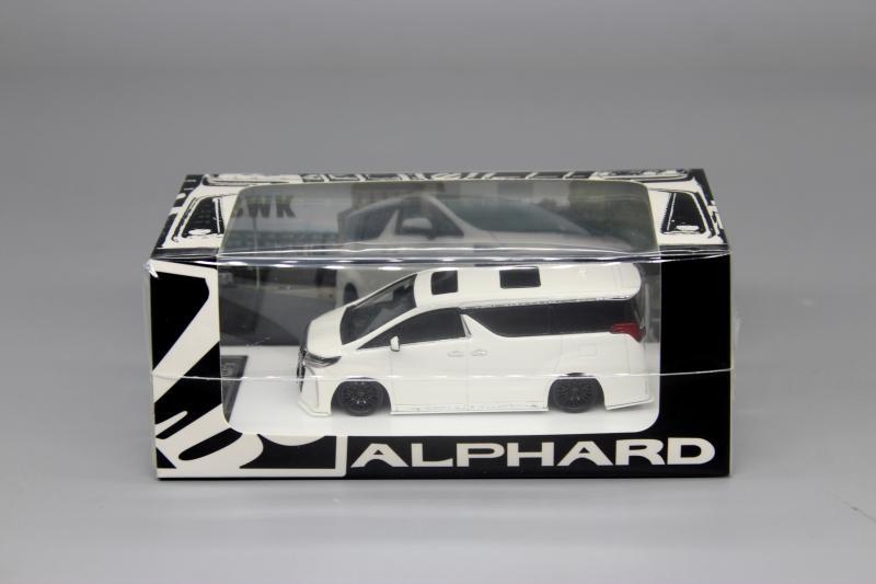 1/64 TP MODEL LBWK トヨタ アルファード TOYOTA ALPHARD 白