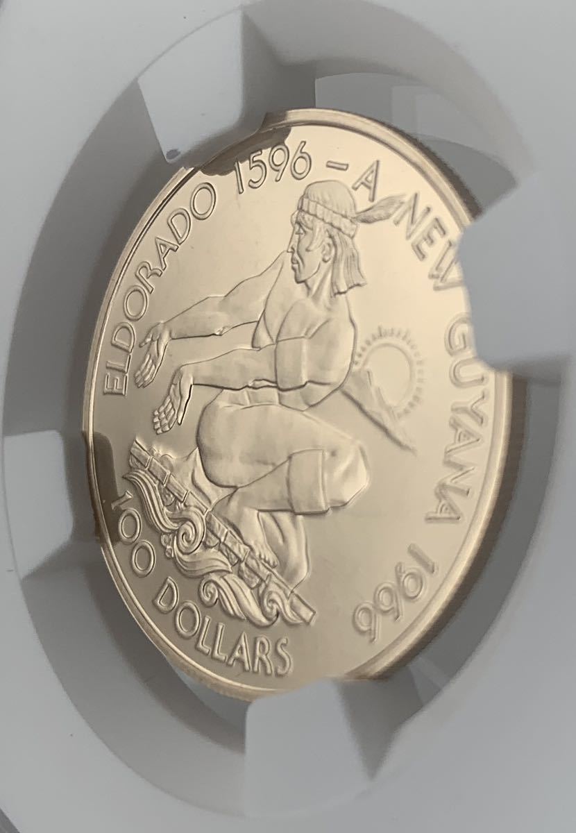 1976年 100ドル金貨 ガイアナ共和国 0 1976年度版／ガイアナ共和国