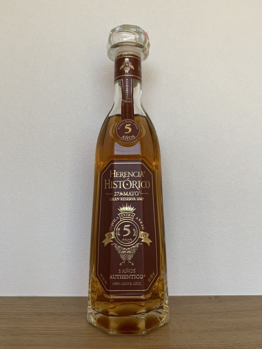 ヘレンシア　ヒストリコ　5年熟成　38% 750ml HERENCIA HISTORICO Extra Anejo 750ml 38% ヘレンシア Blazing Bella エクストラアネホ5年
