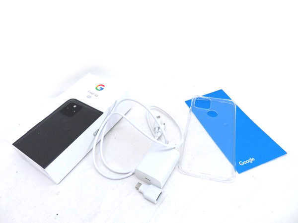 1円 美品 Google Pixel 4a (5G)ソフトバンク 白ロム 携帯 HS508_5