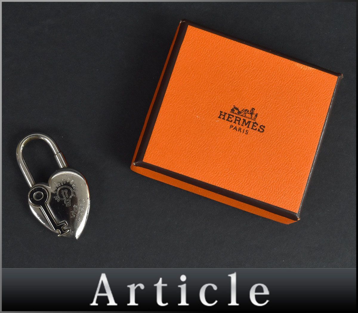 エルメス カデナ Hermès Clou ハート Tour シルバー Single HERMES