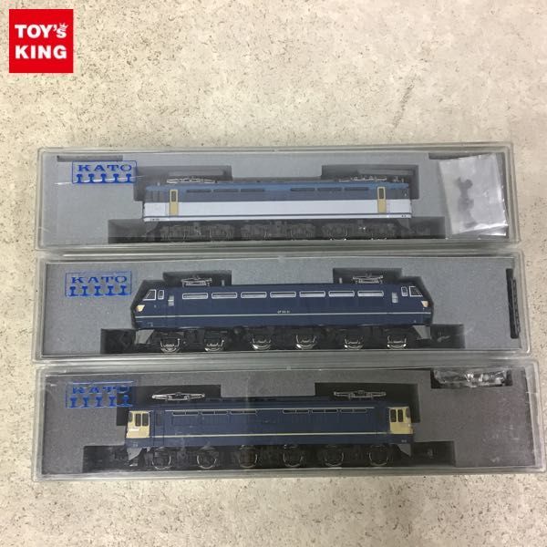 1円~ 動作確認済 KATO Nゲージ 3017-3 EF65 JR貨物色 3004 EF66 3032-1 EF65 500 特急色