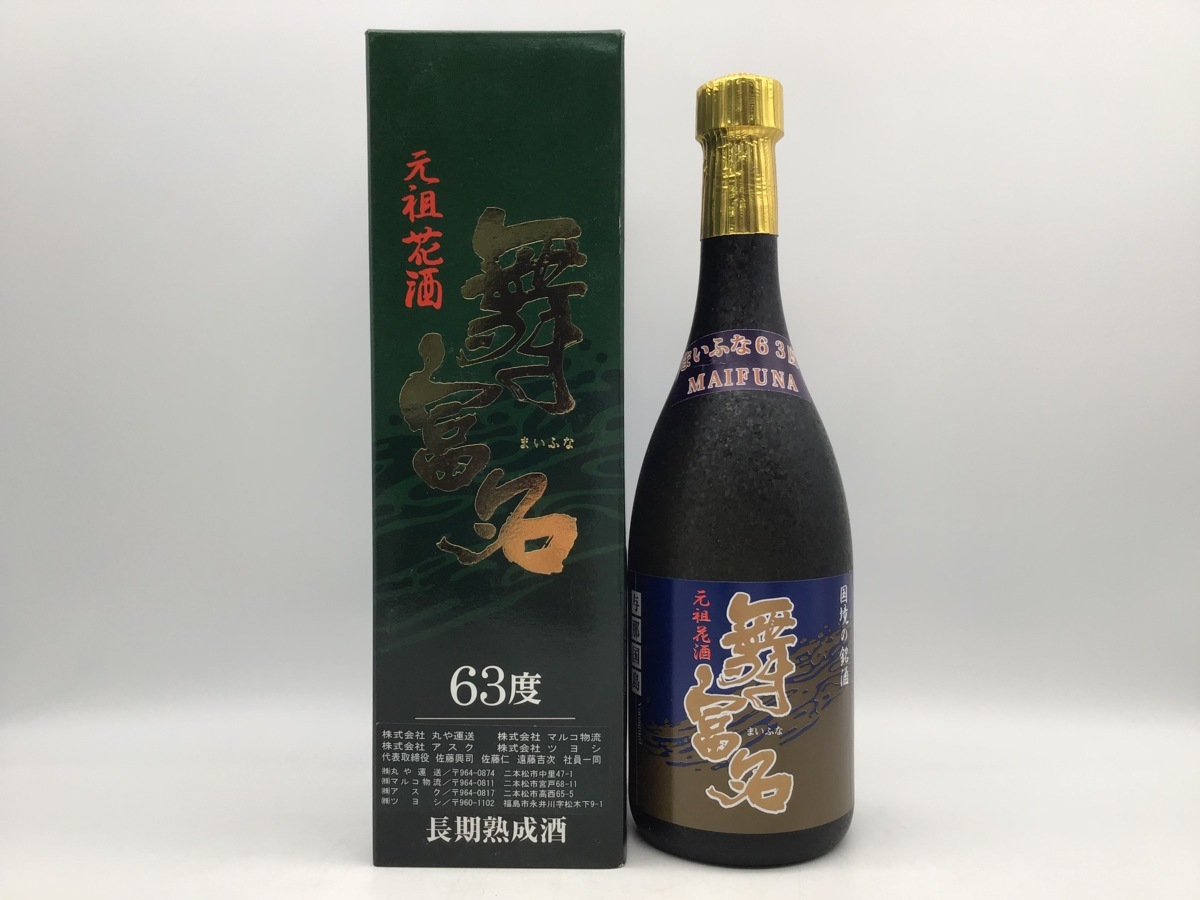 Yahoo!オークション 舞富名 63度 1800ml | - 詰口 まいふな 元祖花酒