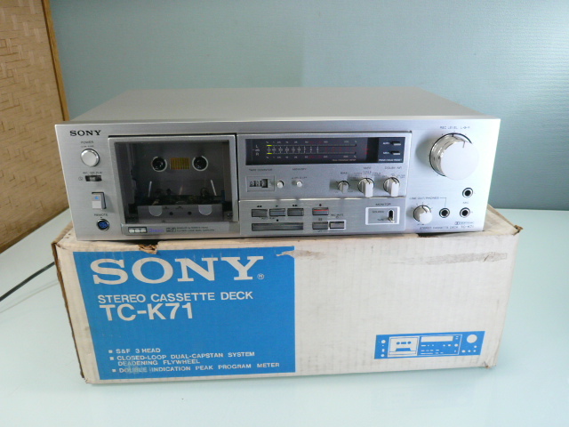 TC-K71 カセットデッキ ソニー - Yahoo!オークション SONY ジャンク TC-K71 カセットデッキ ソニー - Yahoo!オークション SONY ジャンク