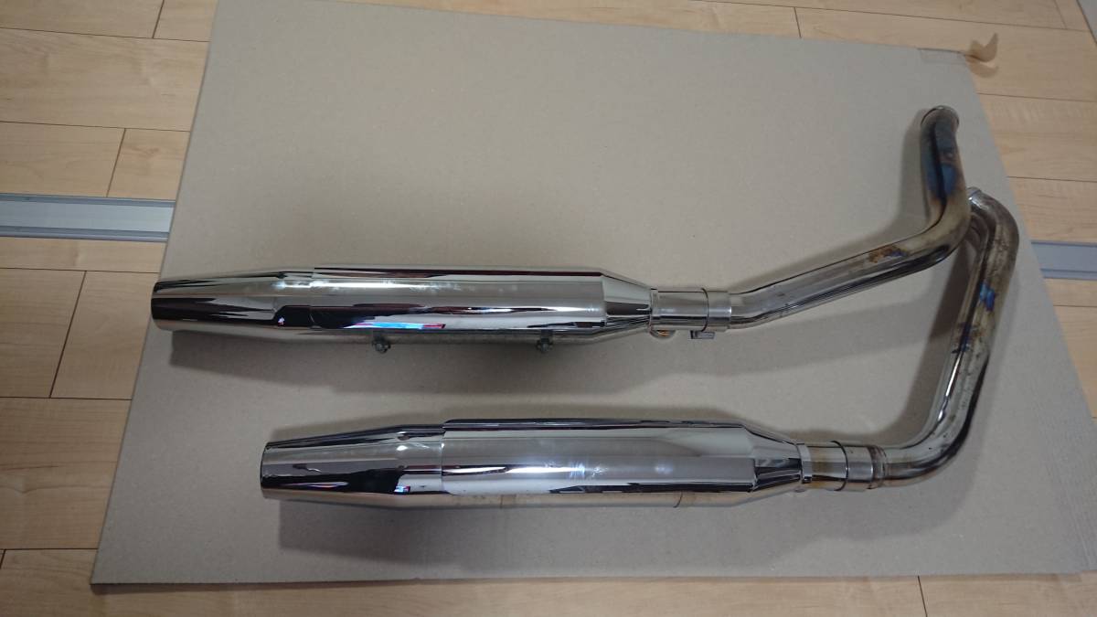 ハーレー】純正北米マフラー・サイレンサー＆エキパイセット【TC88