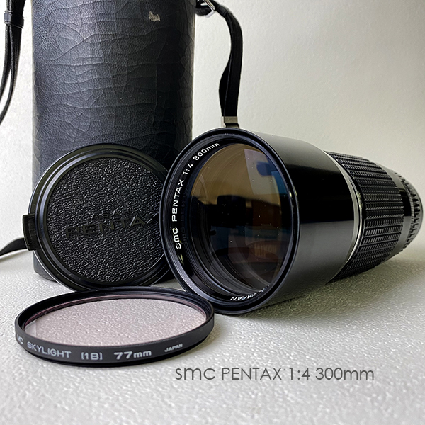 セール，大得価 ASAHI アサヒ ペンタックス smc PENTAX 1:4 300mm 一眼レフ カメラ用 レンズ LENS Kenko フィルター 純正 ケース 付き 札幌(ペンタックス)｜売買されたオークション情報、yahooの商品情報をアーカイブ公 ペンタックス