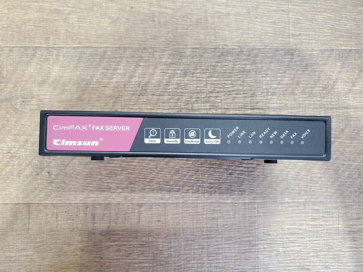 中古ジャンク品】cimsun cimFAX FAX SERVER A5 ≪CF-C2102≫ 本体のみ 