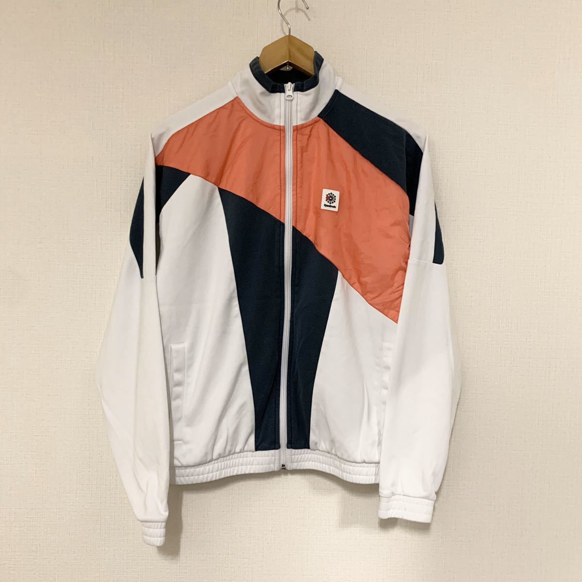 2026，人気セール Reebok UK ビンテージトラックジャケット(Sサイズ)｜売買されたオークション情報、yahooの商品情報をアーカイブ公開 - オークファン ジャンパー、ブルゾン一般