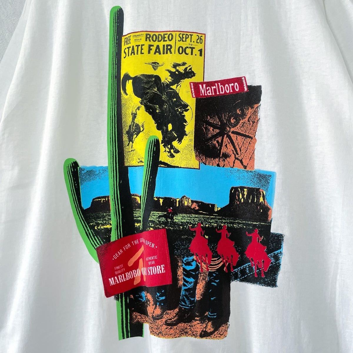 □ASAP ROCKY着□デッドストック 90s USA製 MARLBORO 煙草 企業 T 