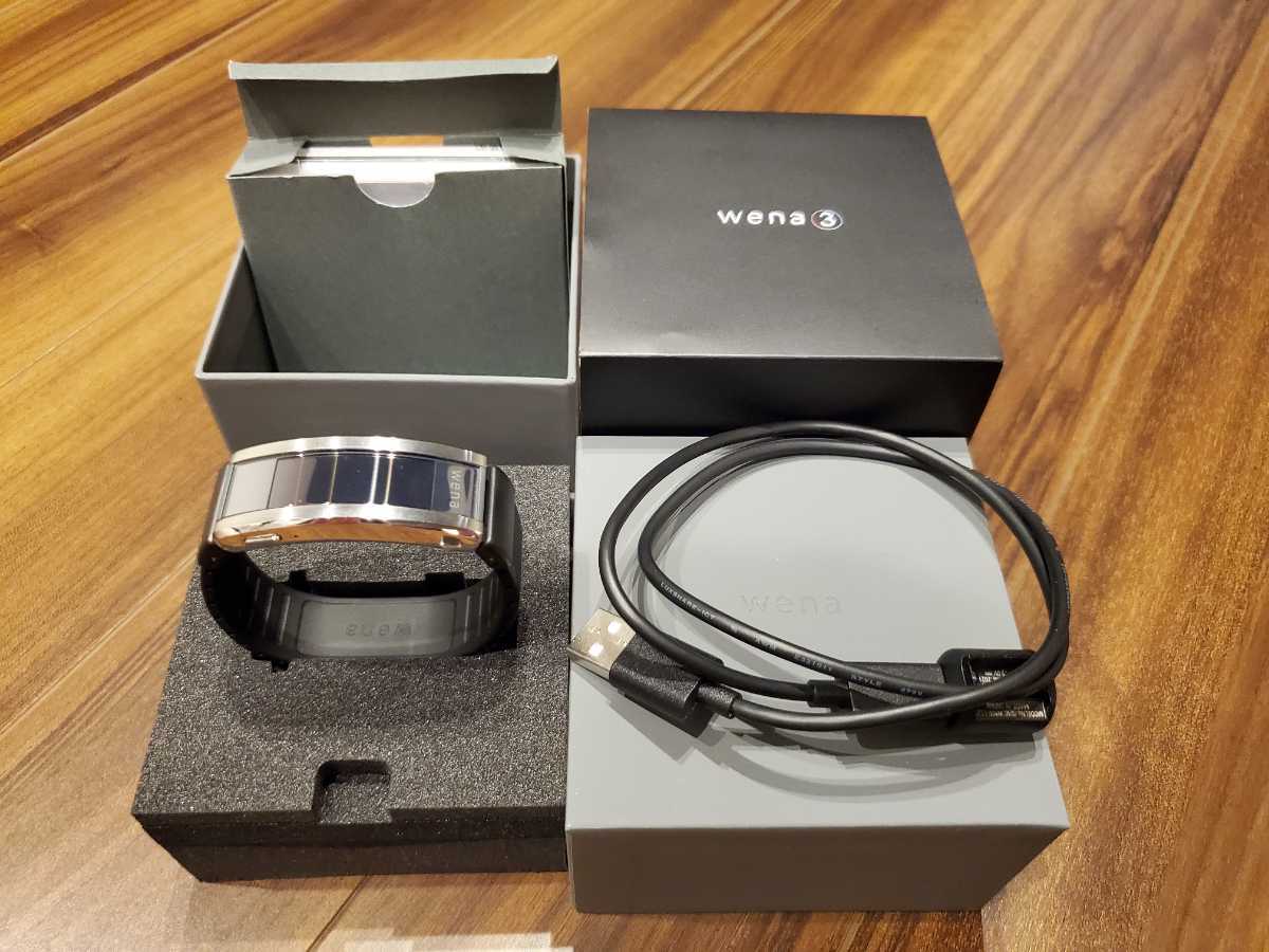 SONY/ソニースマートウォッチＷｅｎａ3rubberBrack /ラバーブラック ［WNW-A21A/B］