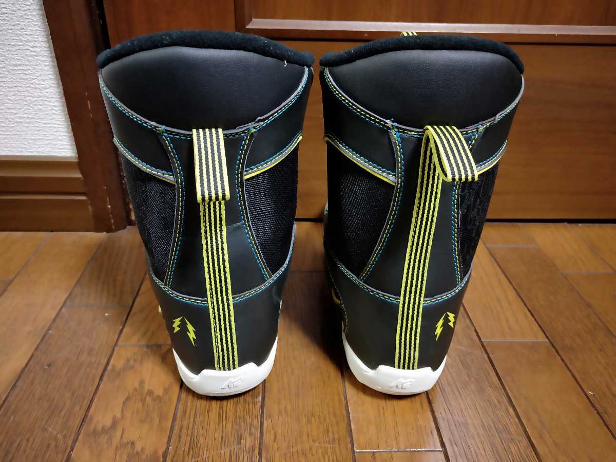 送料安□WAX済□k2 ボード120センチ□ブーツ23～25センチ□