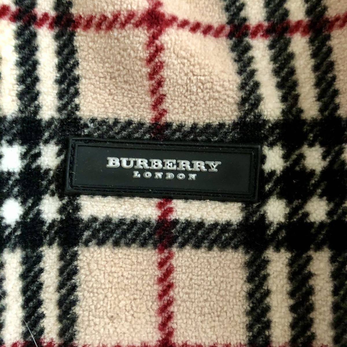 バーバリーロンドン*BURBERRY LONDON* 三陽商会 フリース ハーフジップ 