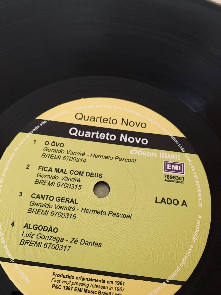 Quarteto Novo - – | • Vinyl Nôvo LP Repress Lp (limited edition