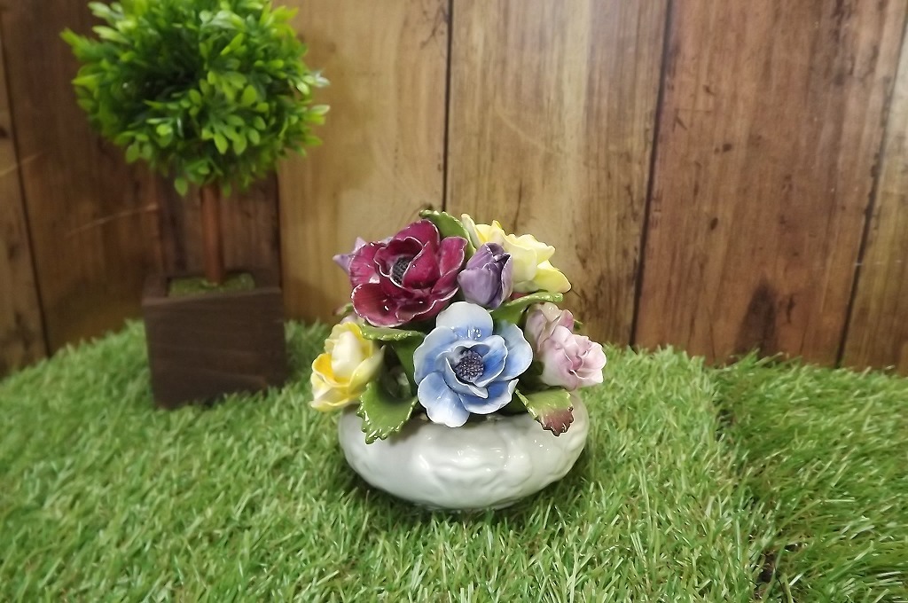 お得限定sale ヤフオク エインズレイ 陶花 オブジェ 置物 高評価