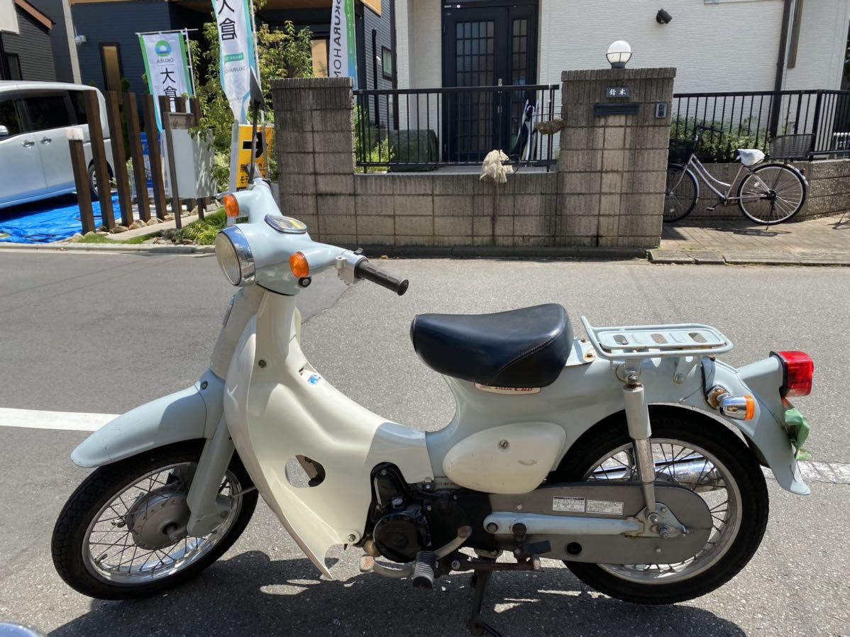 ペー様、確認用 HONDA リトルカブ FI 車体 走行19753キロ 水色