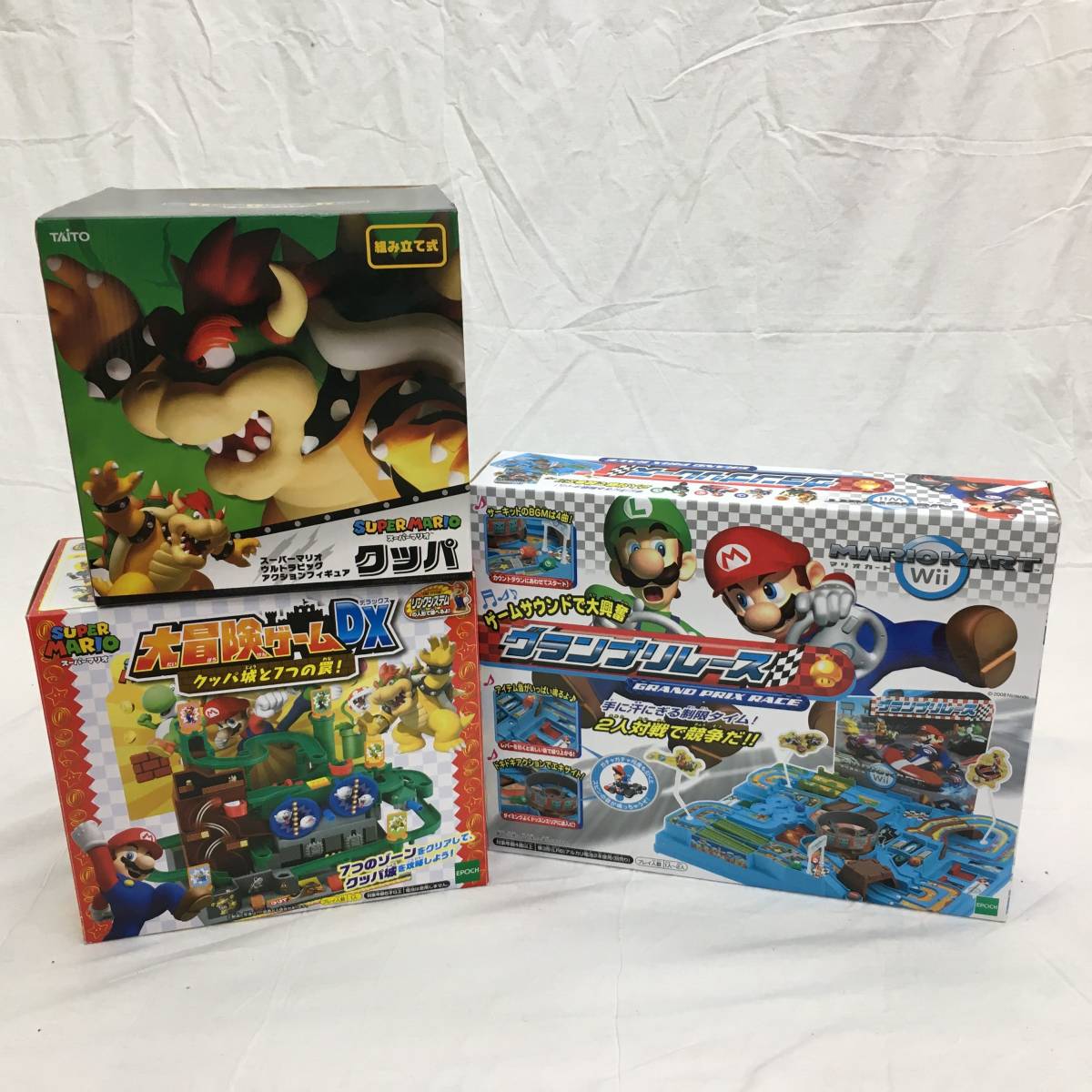 マリオをテーマにしたエポック社のタマ転がしゲーム2点とクッパフィギュアのセット マリオカートwii グランプリレース おもちゃ ゲーム 売買されたオークション情報 Yahooの商品情報をアーカイブ公開 オークファン Aucfan Com